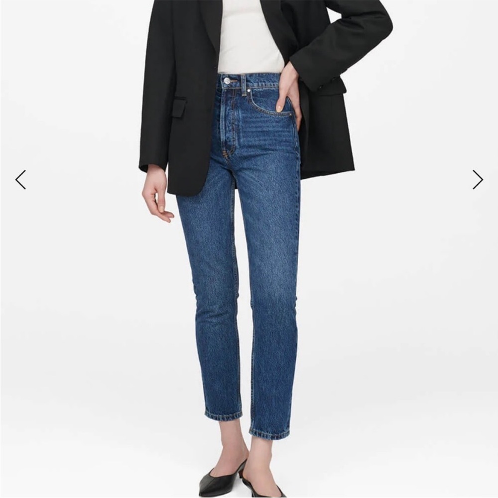 Anine Bing Sonya high rise ankle slim jeans - 31